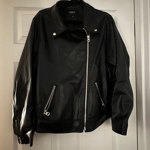 Like New Faux Leather Jacket